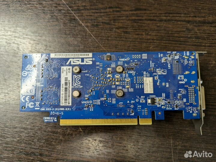 Видеокарта Nvidia Geforce GT1030 2GB Low Profile