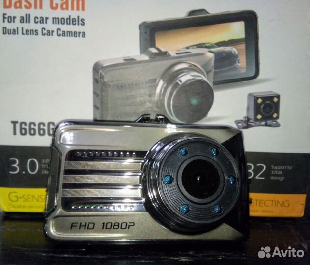 Видео регистратор HD с камерой заднего обзора