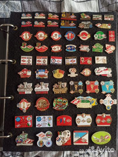 Альбом-папка на кольцах для значков гранд grand