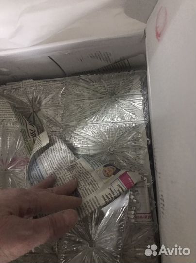 Стекляные детали для люстры