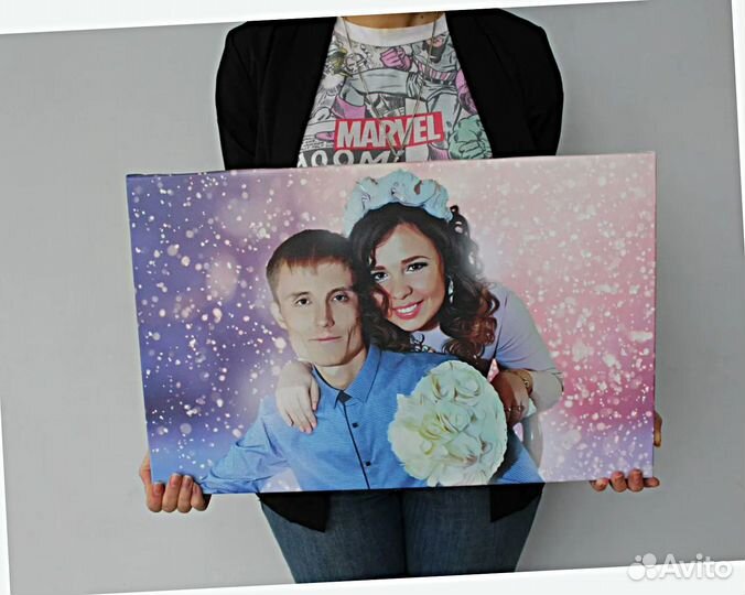 Портрет на холсте 30х40