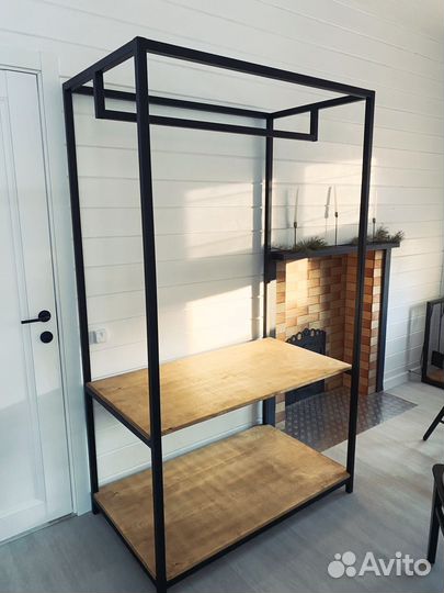 Стеллаж металлический в стиле лофт