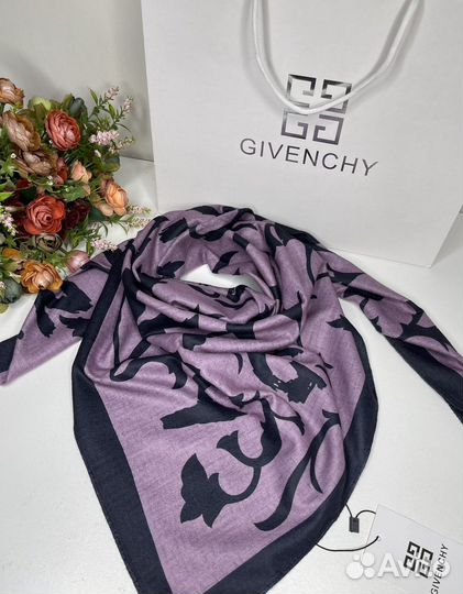 Двусторонний платок givenchy фиолетовый