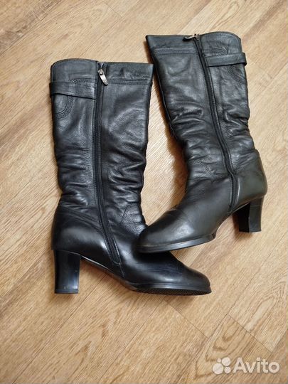 Сапоги женские натуральная кожа и натуральный мех