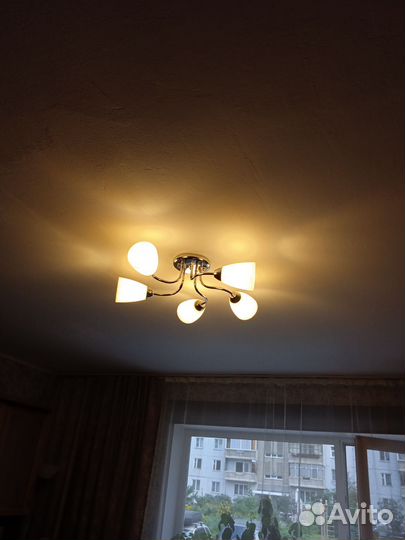 Люстра потолочная бу