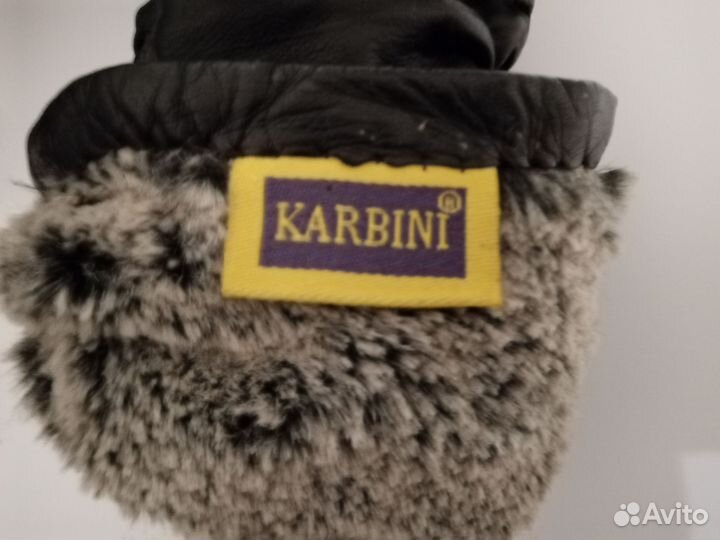 Перчатки из натуральной кожи