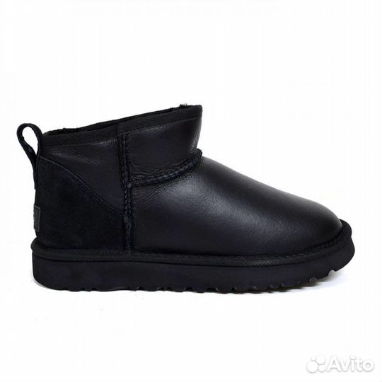 Угги UGG Classic Ultra Mini Metallic Black