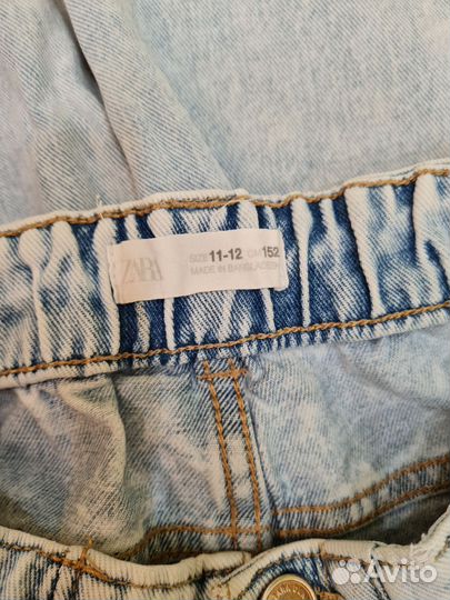 Джинсы Zara на девочку 152