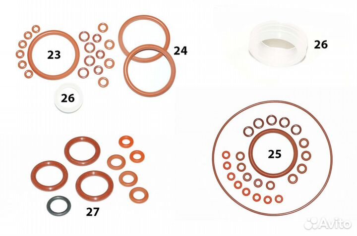 Уплотнители для автоматических кофемашин