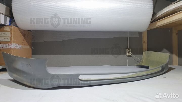 Накладка на передний бампер Audi 100 c4 Zender 199