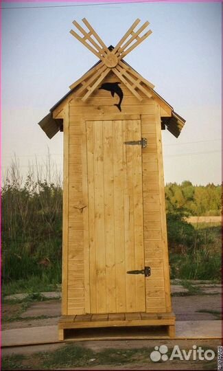 Уличный туалет домик с установкой QDK