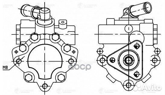 Насос гидроусилителя ГАЗель Next Cummins ISF2.8