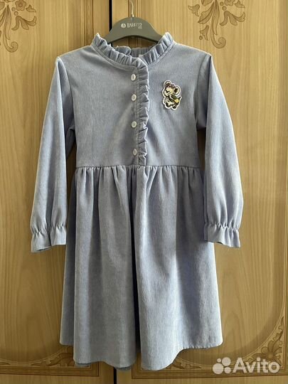 Платье вельветовое для девочки