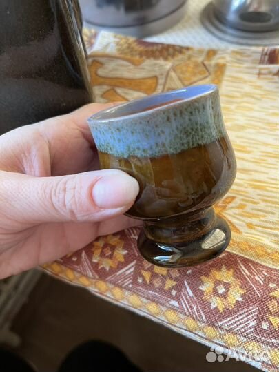 Графин стопки глина СССР