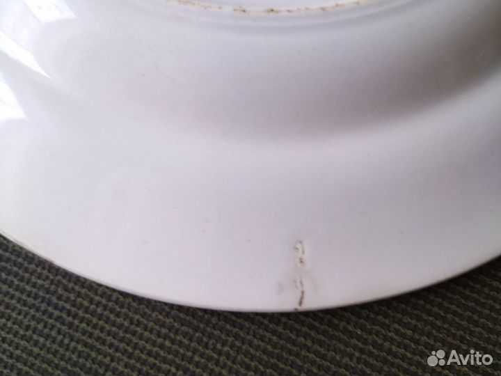 Антикварная тарелка фабрика Кузнецова