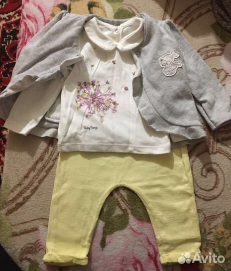 Вещи для девочки пакет от 6 месяцев до 1,5 года