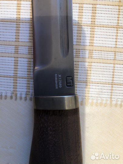 Нож из стали х12мф