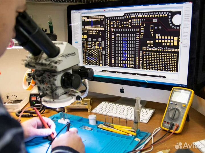Сложный ремонт электроники Apple, Samsung, Xiaomi