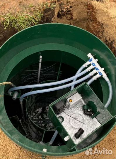 Септик под ключ. Монтаж за 1 день + Гарантия