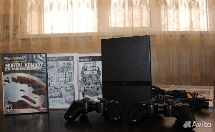 PS2 slim (чипованная)