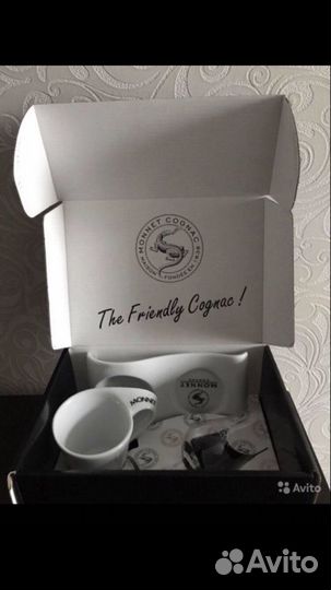 Наборы коньячные Monnet и Hine