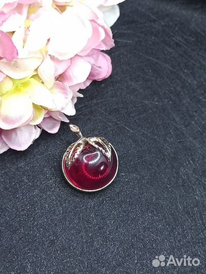 Брошь винтаж Sarah coventry Burgundy