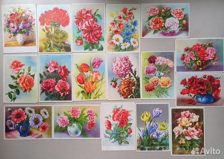 Открытки 40-50-60-х гг. СССР и иностранные