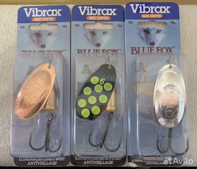 Блесна blue fox