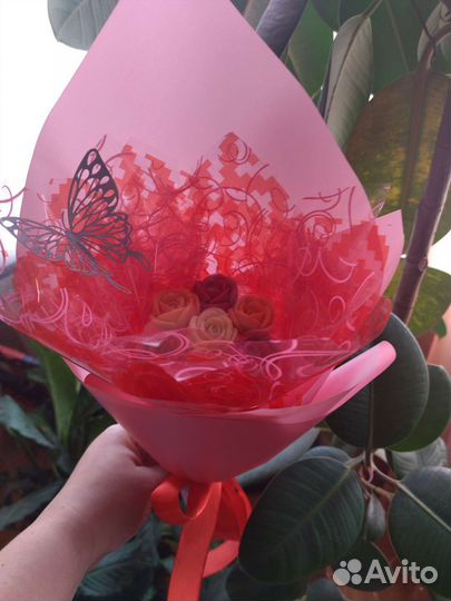 Шоколадные розы букет