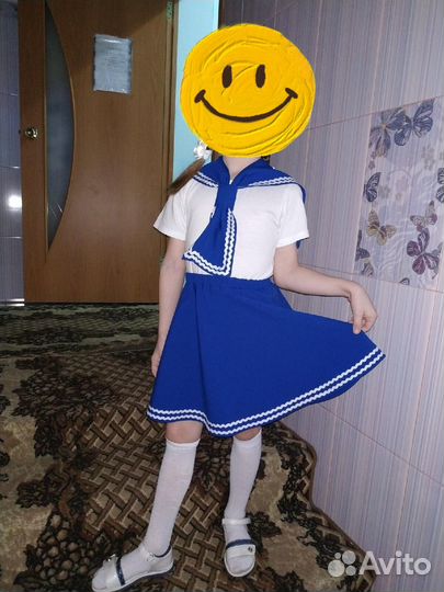 Карнавальный костюм морячки для девочки