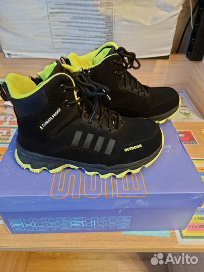 Ботинки зимние на мальчика 34