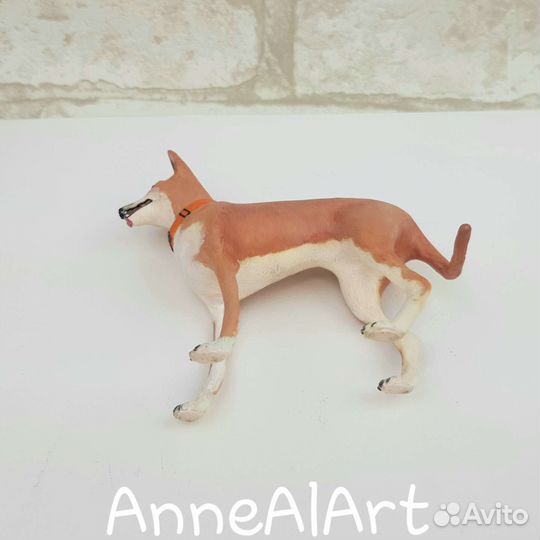 Портретные фигурки собак из полимерной глины заказ