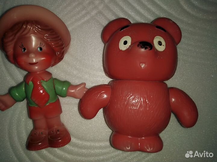 Игрушки СССР незнайка и винни пух