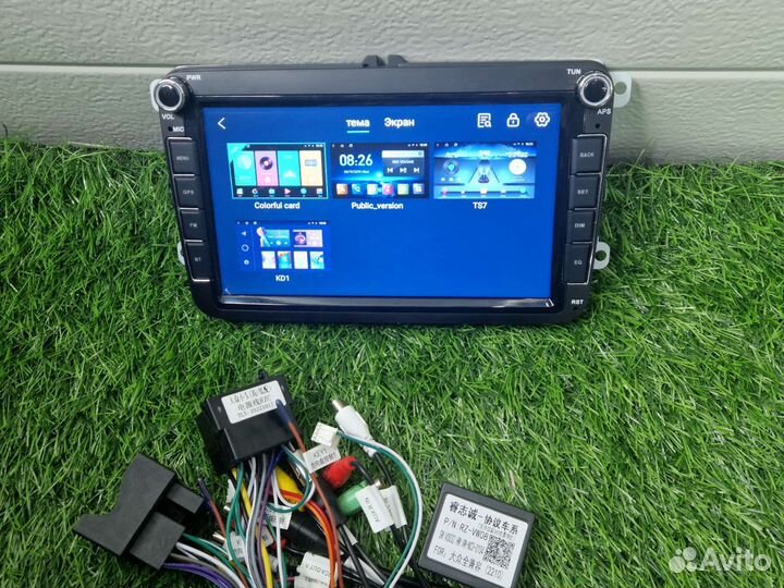 Магнитола Универсальная Volkswagen Skoda 8дюймов