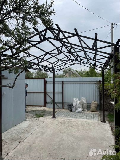 Сварочные работы навесы козырьки террассы ворота