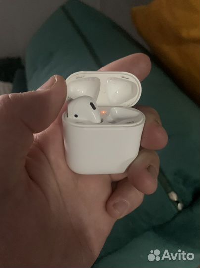 Наушники apple airpods 2 только левый И кейс