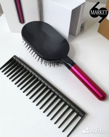 Расческа Dyson premium 2 в 1 цвет фуксия