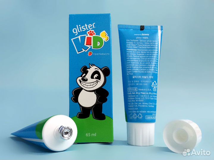 Зубная паста для детей Амвей Glister Kids фтор 85г