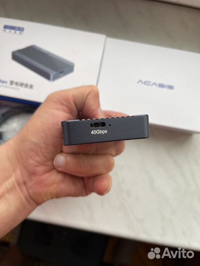 Новый Бокс для внешнего SSD диска PCIe NVMe M.2