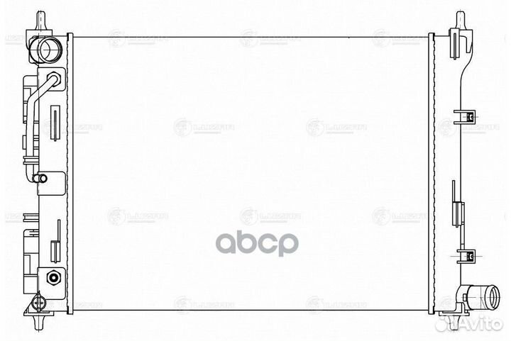 Радиатор охл. для а/м Hyundai Solaris II/Kia Rio V