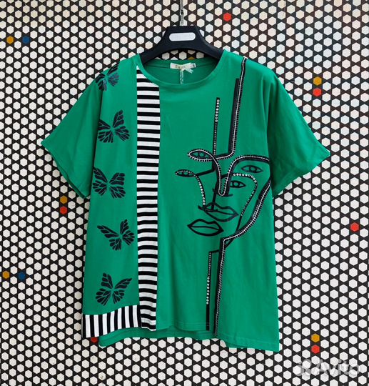 Футболка, Korean, женская 54/64