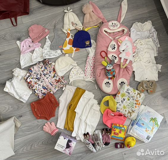 Детские вещи пакетом от 0 для девочки