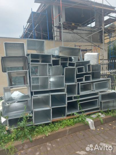 Труба оцинкованная вентиляционная