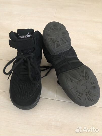 Кроссовки-джазовки для танцев черные