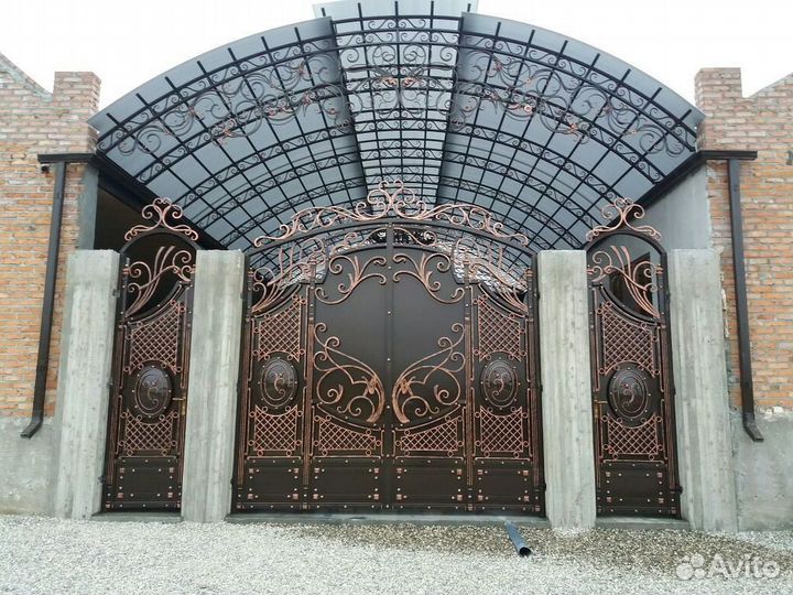Кованые ворота