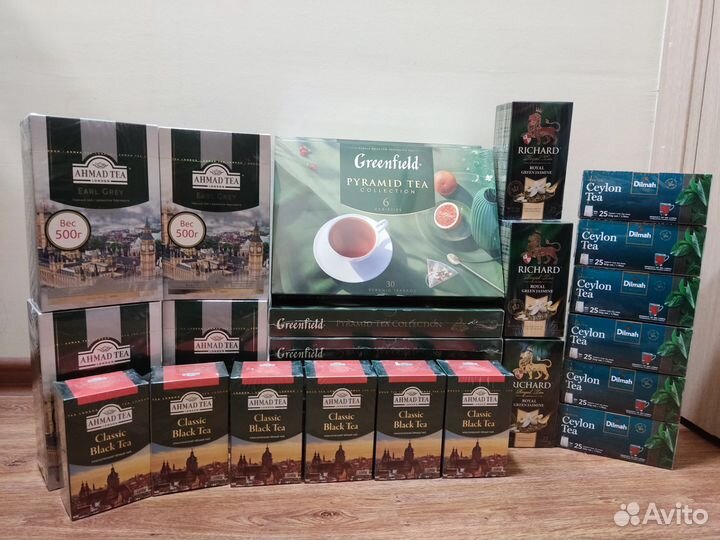 Чай Greenfield, Richard, Ahmad, Dilmah