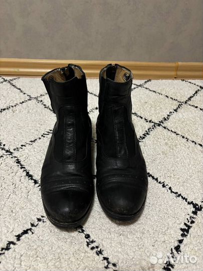 Ботинки для верховой езды кожаные