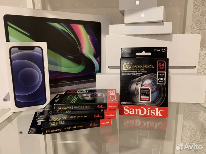 SanDisk sdxc 64 Gb Extreme Pro UHS-I V30 200x