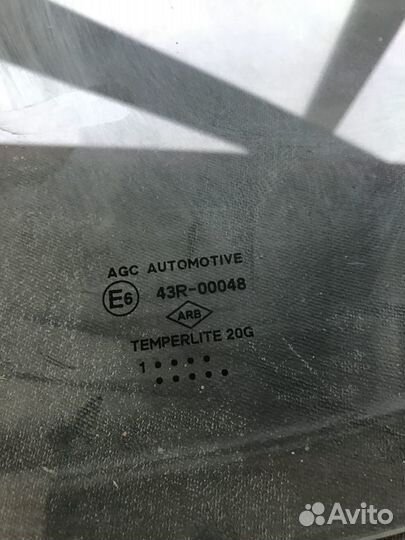 Стекло двери задней левой Renault Sandero 1