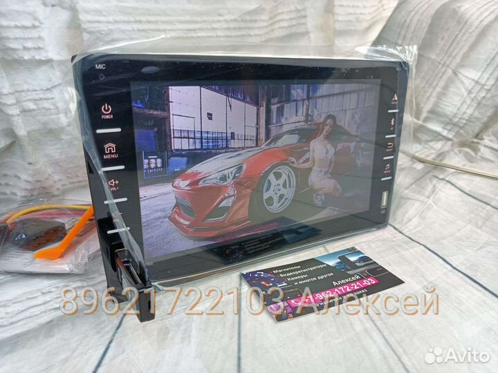 Магнитола новая 1 din 9 экран